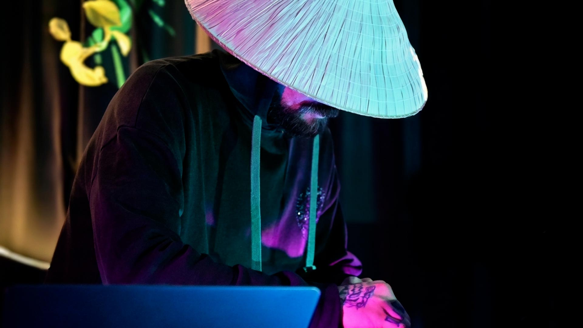 DenSan performing with Alive Leaves